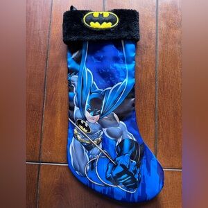 Blue Batman Christmas Stocking